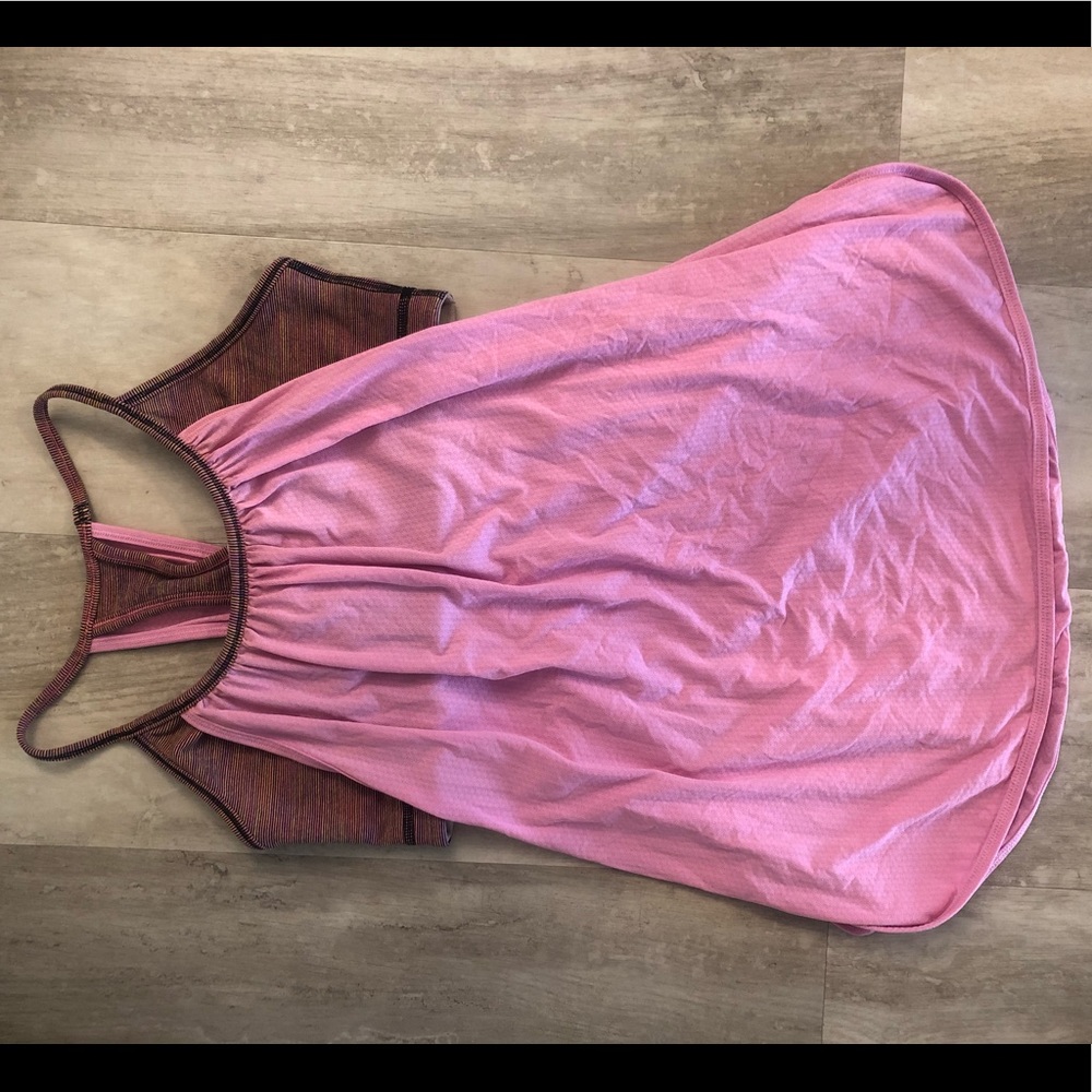 Lululemon built in bra racer back tank top